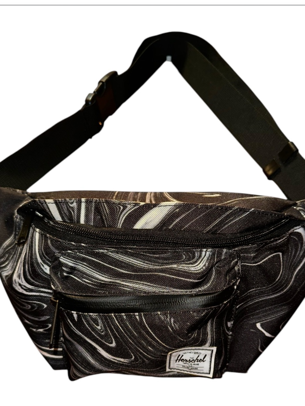Herschel Supply Company Black & White Marble Waist Bag